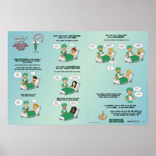 Wrong Side Surgery Poster Small