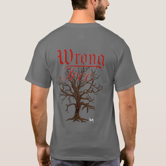 Wrong Tree Monster Tree T-shirt (Back)