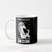 Wrong Unicorn Crohns And Colitis Awareness Support Coffee Mug