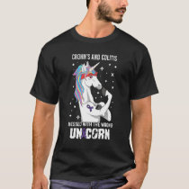 Wrong Unicorn Crohns And Colitis Awareness Support T-Shirt