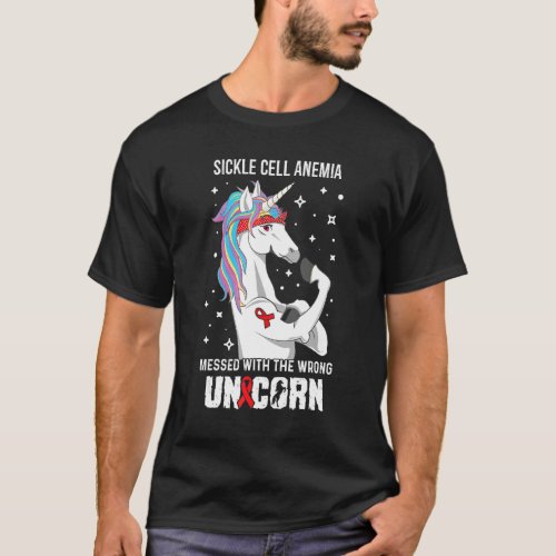 Wrong Unicorn Sickle Cell Anemia Awareness Support T_Shirt