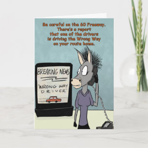 Wrong Way Driver Card