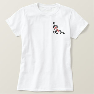 Wrought Iron & Cardinals Embroidered Shirt