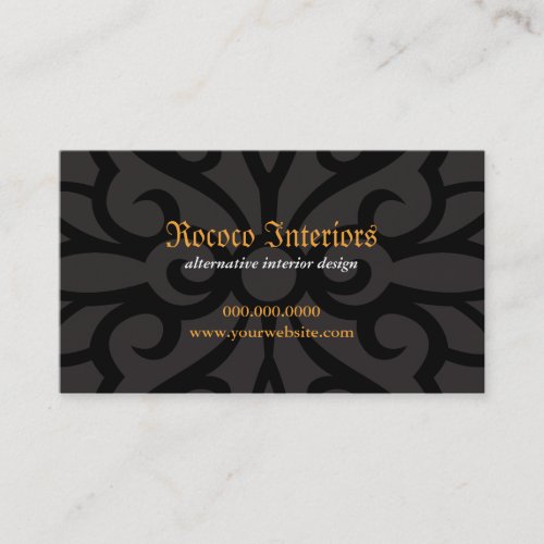 Wrought Iron Decorative Business Card