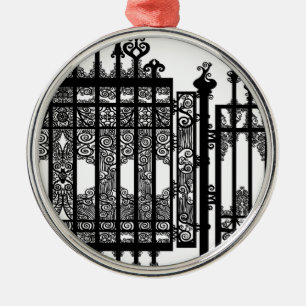 Wrought Iron Metal Ornament