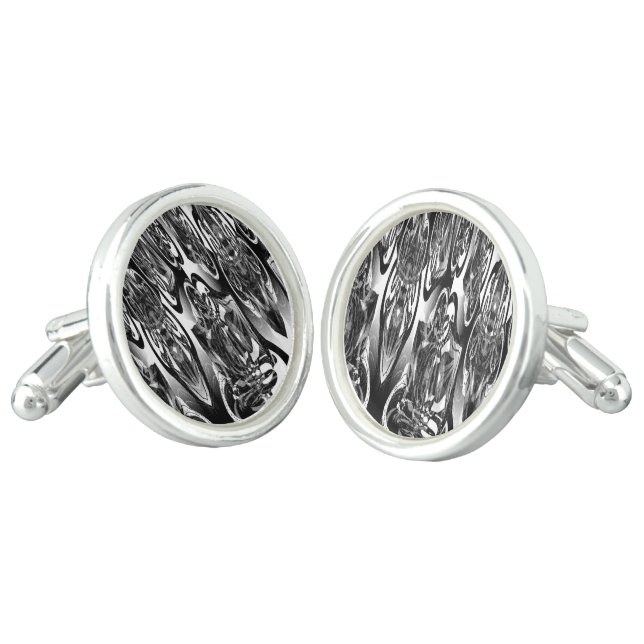 Wrought Iron Tattoo Cool Home Decor Cufflinks (Angled)