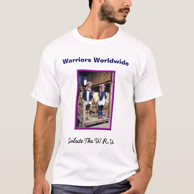 WRU-Warriors Salute T-Shirt (Front)