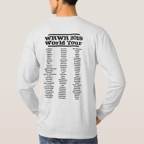 WRWR World Tour Long Sleeve T_Shirt