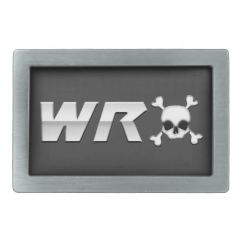 WRX with Skull Rectangular Belt Buckle