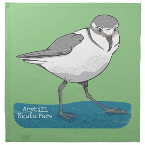 Wrybill New Zealand Bird Cloth Napkin