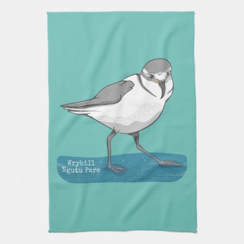 Wrybill New Zealand Bird Kitchen Towel