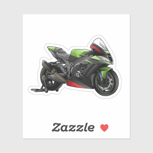 WSBK Kawasaki Sticker (Sheet)