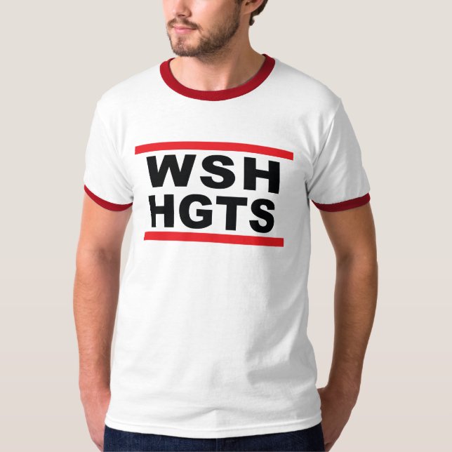 WSH HGTS Hip Hop T-Shirt (Front)