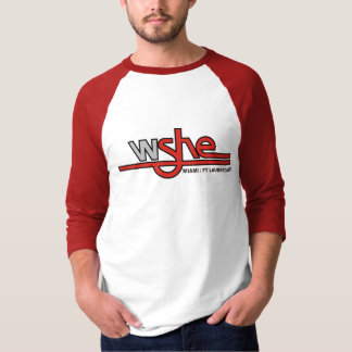 WSHE Miami / Ft. Lauderdale Men's Raglan Jersey T-Shirt