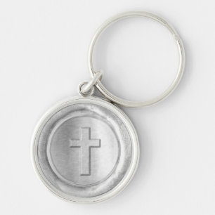 WSM - Silver Cross - Keychain