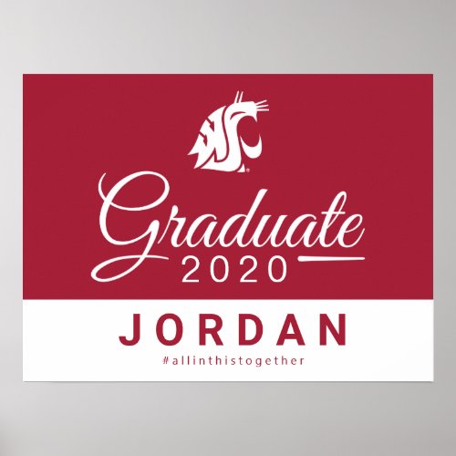 WSU Cougars 2020 Graduate Poster