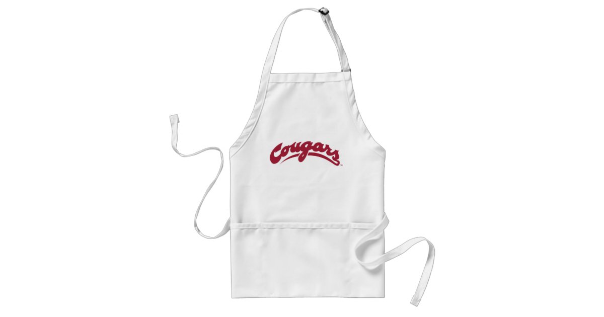 WSU Cougars Logo Adult Apron | Zazzle