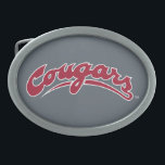 WSU Cougars Logo Belt Buckle<br><div class="desc">Check out these official Washington State Cougar products! All of these products are customizable with your name, club, sport, or class year on Zazzle.com. Show off your Cougar pride by getting your WSU gear here. These products make perfect gifts for the Washington State student, alumni, family, friend, or fan in...</div>