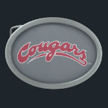 WSU Cougars Logo Belt Buckle<br><div class="desc">Check out these official Washington State Cougar products! All of these products are customizable with your name, club, sport, or class year on Zazzle.com. Show off your Cougar pride by getting your WSU gear here. These products make perfect gifts for the Washington State student, alumni, family, friend, or fan in...</div>