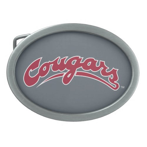 WSU Cougars Logo Belt Buckle