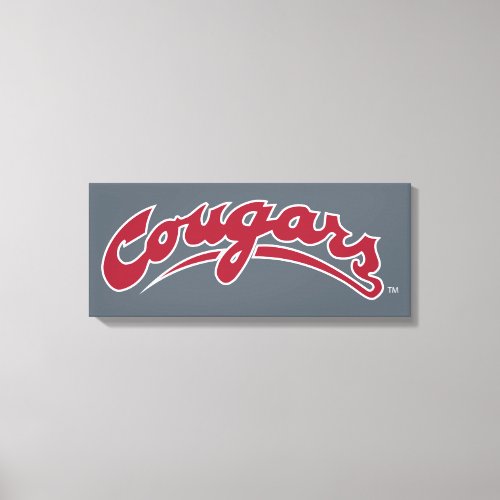 WSU Cougars Logo Canvas Print