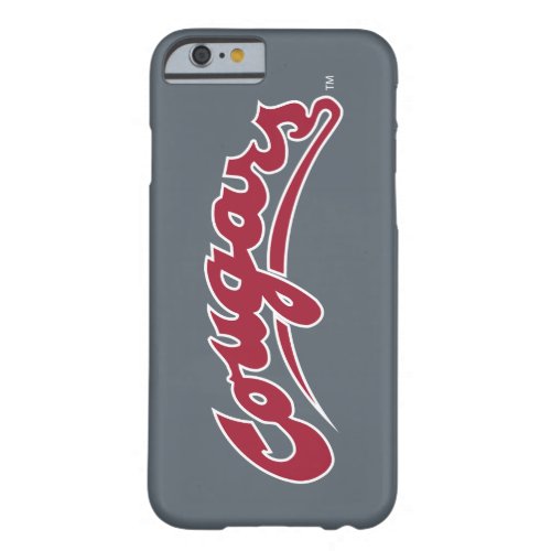 WSU Cougars Logo Barely There iPhone 6 Case