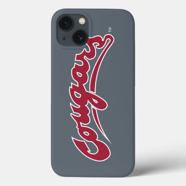 WSU Cougars Logo Case-Mate iPhone Case (Back)