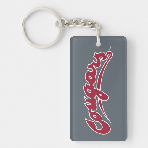 WSU Cougars Logo Keychain