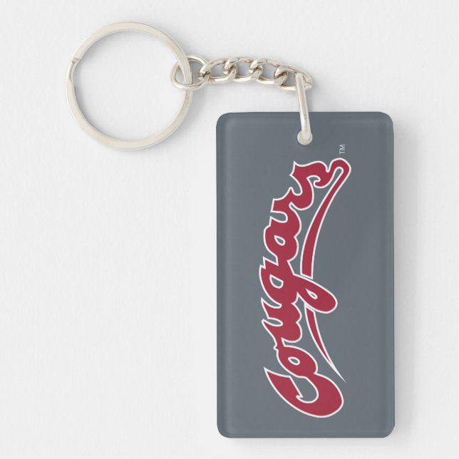 WSU Cougars Logo Keychain (Front)