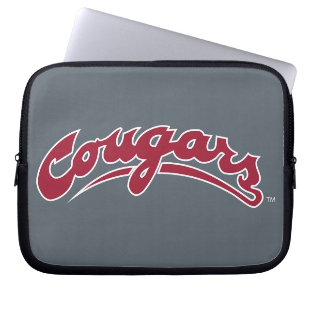 WSU Cougars Logo Laptop Sleeve (Front)