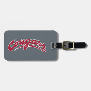 WSU Cougars Logo Luggage Tag