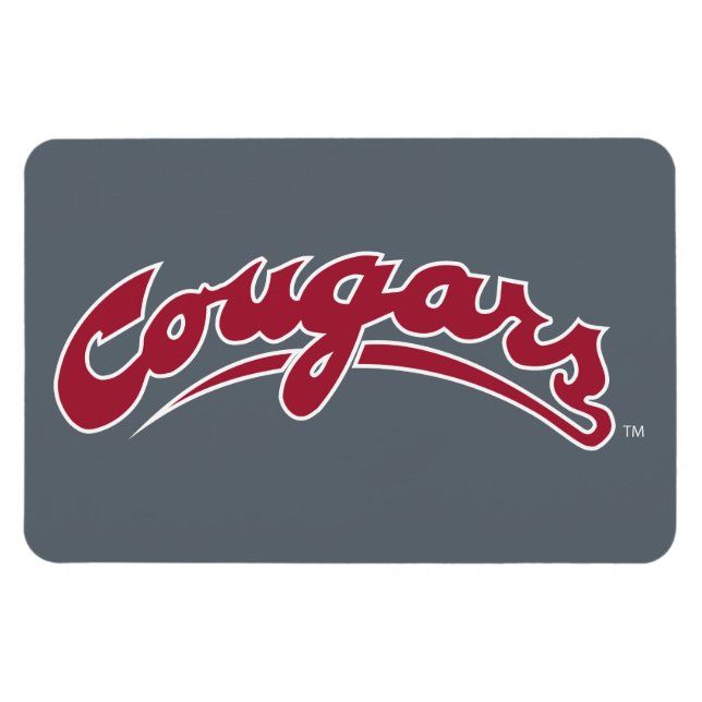 WSU Cougars Logo Magnet (Horizontal)