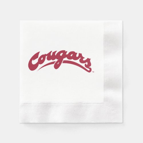 WSU Cougars Logo Napkins