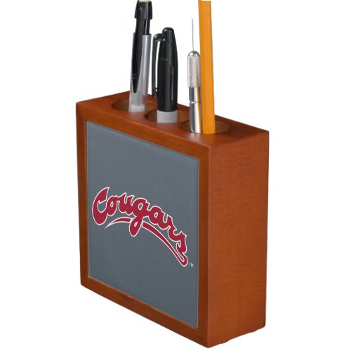 WSU Cougars Logo Pencil Holder