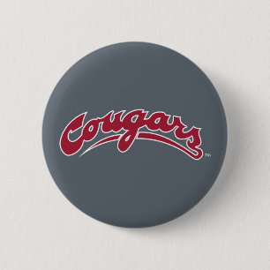 WSU Cougars Logo Pinback Button