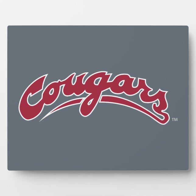 WSU Cougars Logo Plaque (Front)