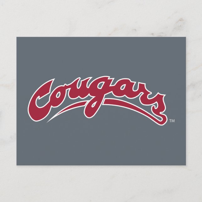 WSU Cougars Logo Postcard (Front)