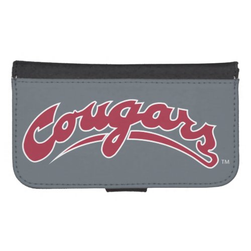 WSU Cougars Logo Phone Wallet