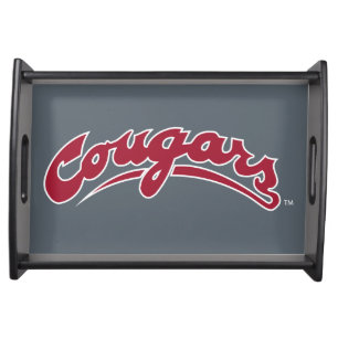 WSU Cougars Logo Serving Tray