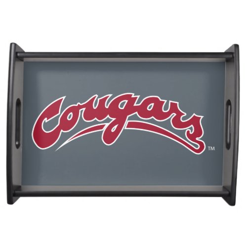 WSU Cougars Logo Serving Tray