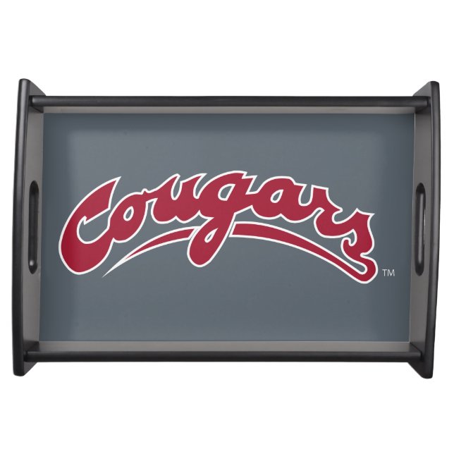 WSU Cougars Logo Serving Tray (Front)