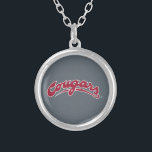 WSU Cougars Logo Silver Plated Necklace<br><div class="desc">Check out these official Washington State Cougar products! All of these products are customizable with your name, club, sport, or class year on Zazzle.com. Show off your Cougar pride by getting your WSU gear here. These products make perfect gifts for the Washington State student, alumni, family, friend, or fan in...</div>