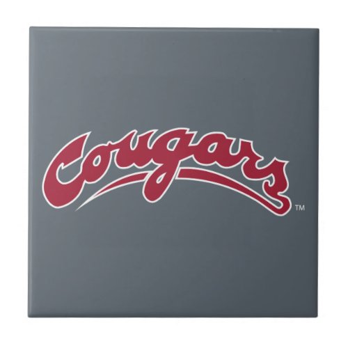 WSU Cougars Logo Tile