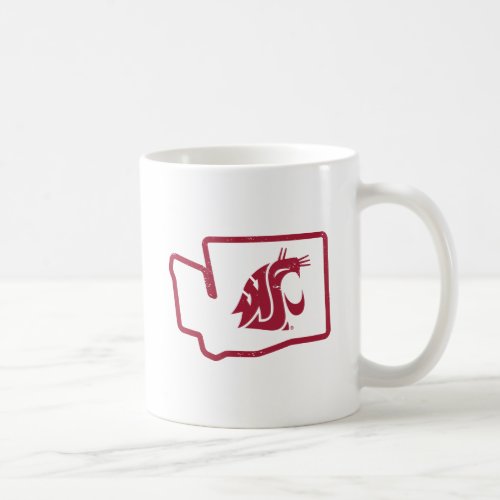 WSU Cougars  Vintage Washington State Coffee Mug