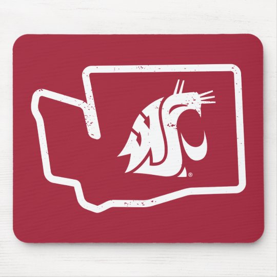 Wsu Cougars Vintage Washington State Mouse Pad Zazzle Com