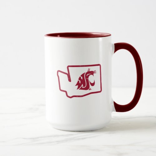 WSU Cougars  Vintage Washington State Mug