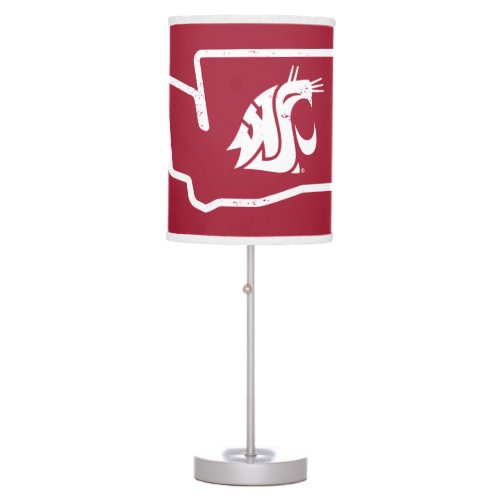 WSU Cougars  Vintage Washington State Table Lamp