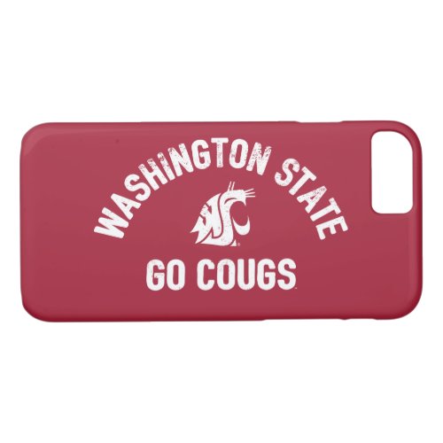 WSU  Go Cougs _ Vintage iPhone 87 Case