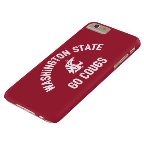 WSU  Go Cougs _ Vintage Barely There iPhone 6 Plus Case