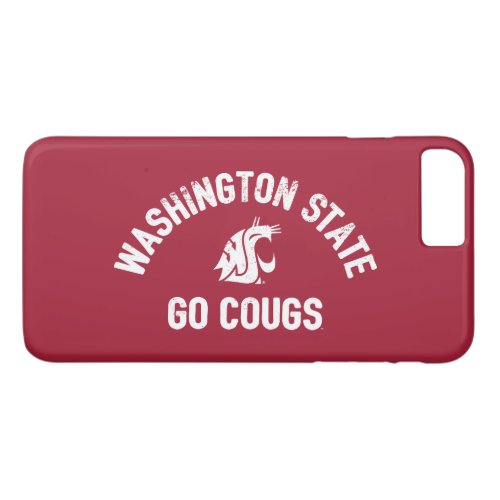 WSU  Go Cougs _ Vintage iPhone 8 Plus7 Plus Case